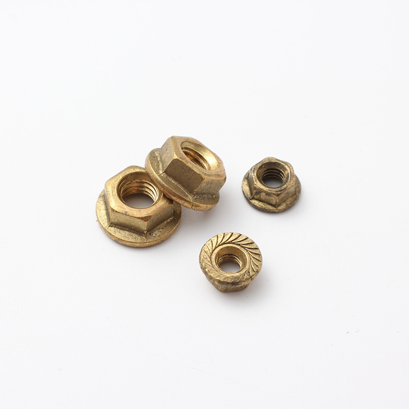 Copper Brass DIN6923 Hex Flange Nuts-Hebei Chengyi Engineering