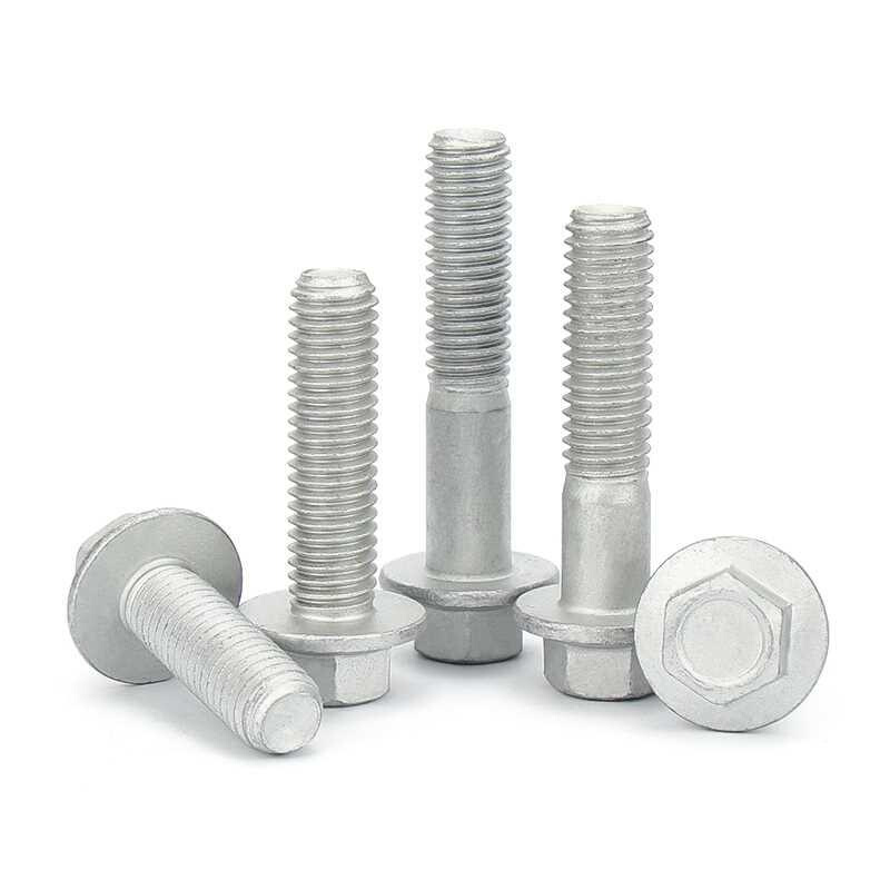 High Strength Grade 4.8 8.8 10.9 12.9 Black Oxide DIN6921 Flange Bolts
