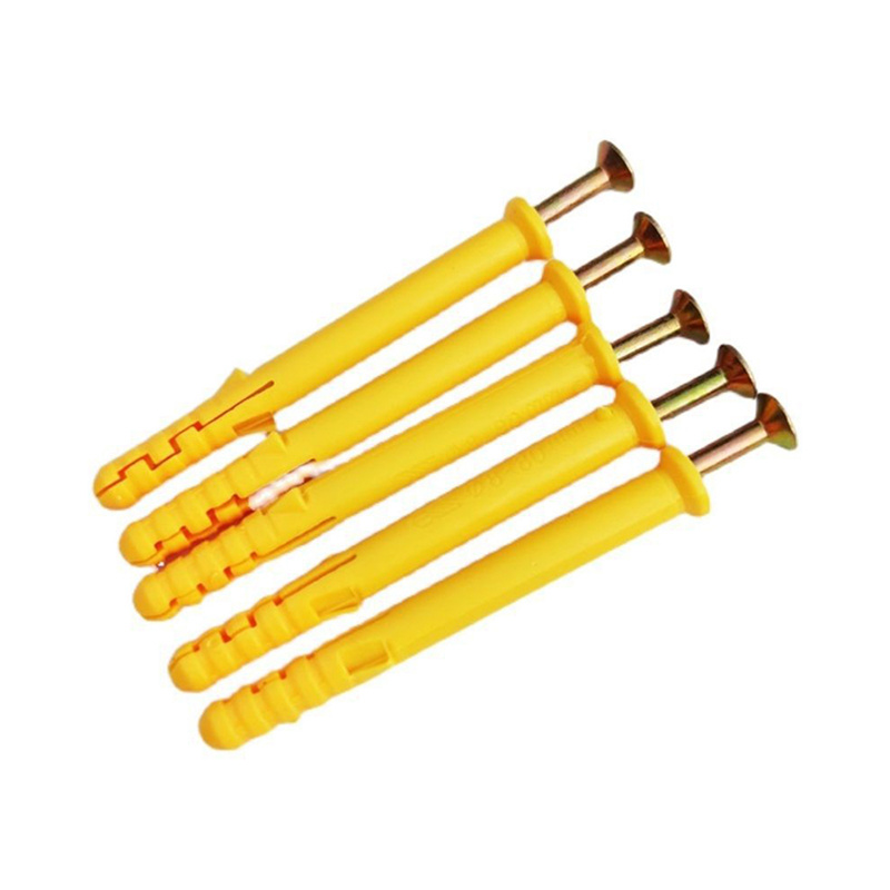 Nylon Plastic Wall Plug Anchor With Screws Plastic Expansion Anchor