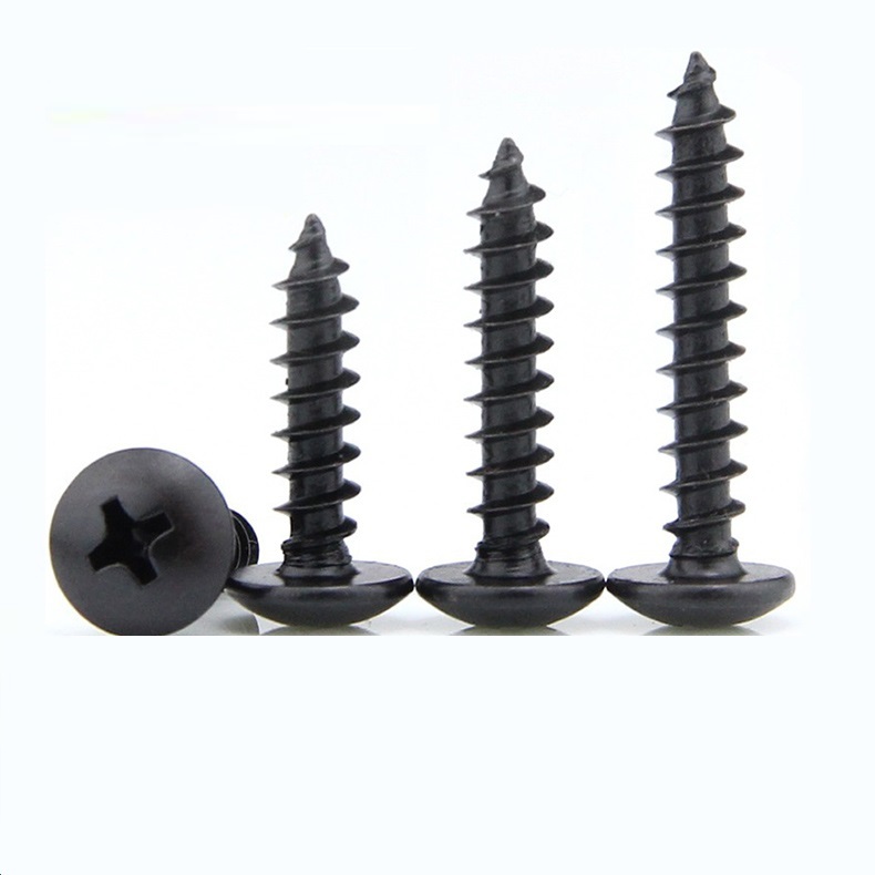 Black Phosphate Oxide Steel Pan Head Self-tapping Screws
