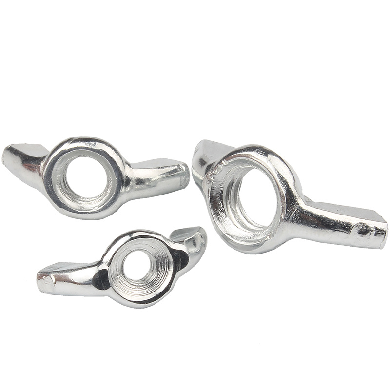 High Strength Grade 4 8 10 12 Steel Galvanized Blue White Zinc Plated DIN315 Butterfly Wing Nuts