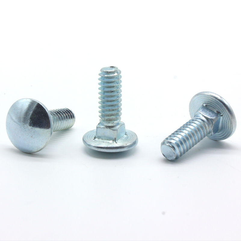 High Strength Grade 4.8 8.8 10.9 12.9 Zinc Plated DIN603 Carriage Bolts