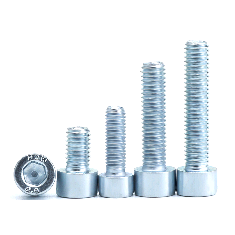 High Strength Grade 4.8 8.8 10.9 12.9 Steel Galvanized Zinc Plated DIN912 Allen Bolts