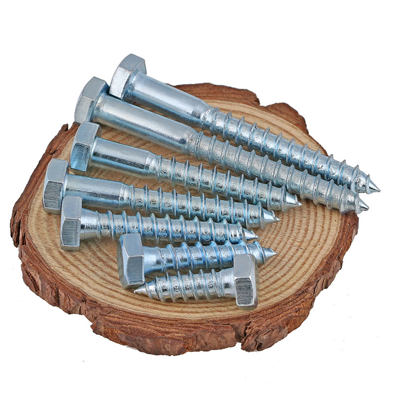 Stainless Steel SS304 SS316 SS201 Hexagon Head Hex Wood Screws
