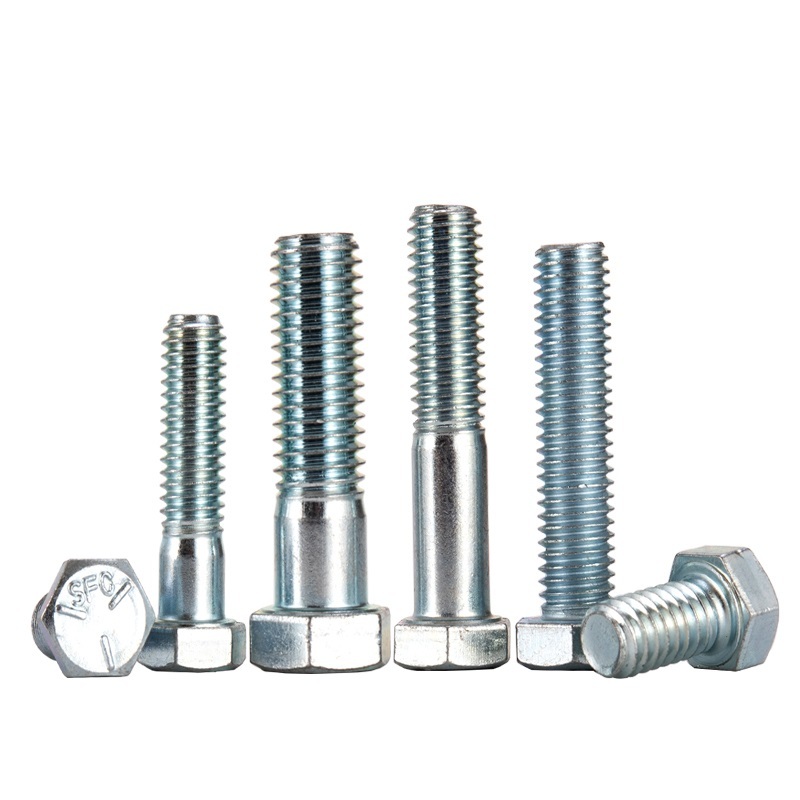 UNC BSW High Strength White Zinc Plated Hex Bolts