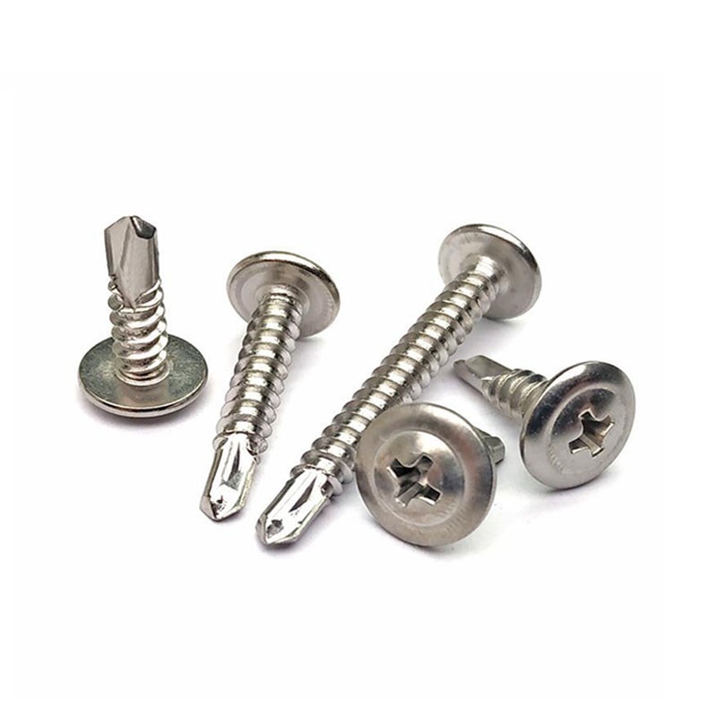 Stainless Steel Large Flat Head Drill Screw Self-drillng Screws
