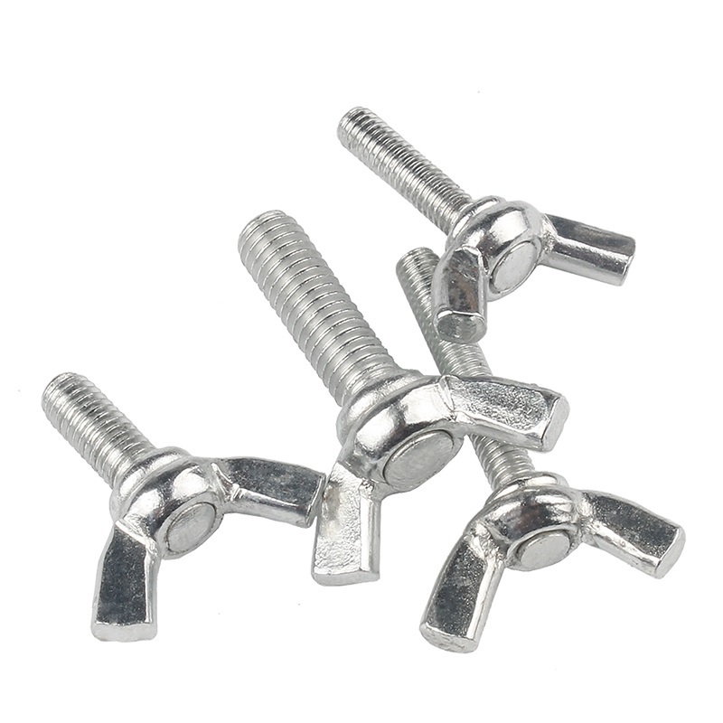 High Strength Grade 4.8 8.8 10.9 12.9 Galvanized White Blue Zinc Plated DIN316 Butterfly Wing Bolts
