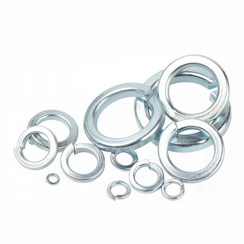 White Blue Zinc Plated Steel DIN127 Spring Washers
