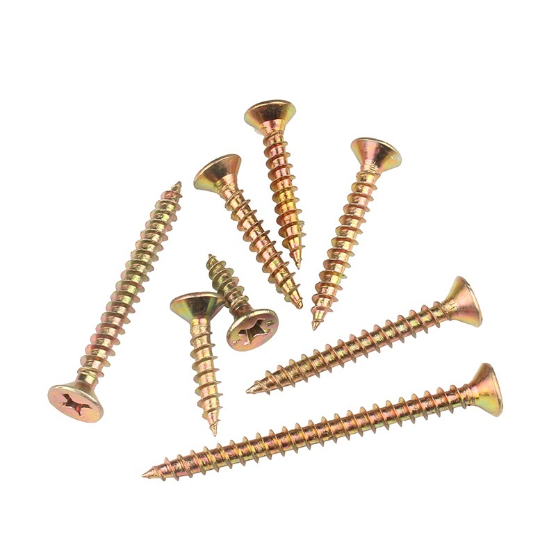 Color Yellow Zinc Plated Steel Drywall Screws