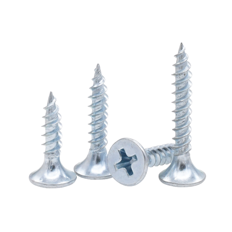 Blue White Zinc Plated Drywall Screws