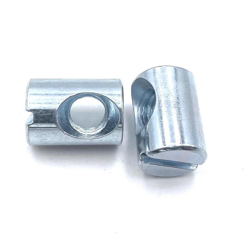 High Strength Grade 4 8 10 12 Steel Galvanized White Blue Zinc Plated DIN934 Hex Nuts
