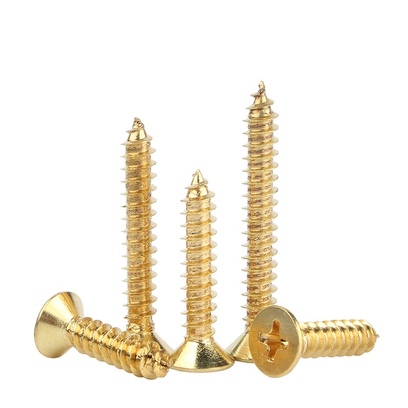 Copper Brass Countersunk CSK Flat Head Self-tapping Screws