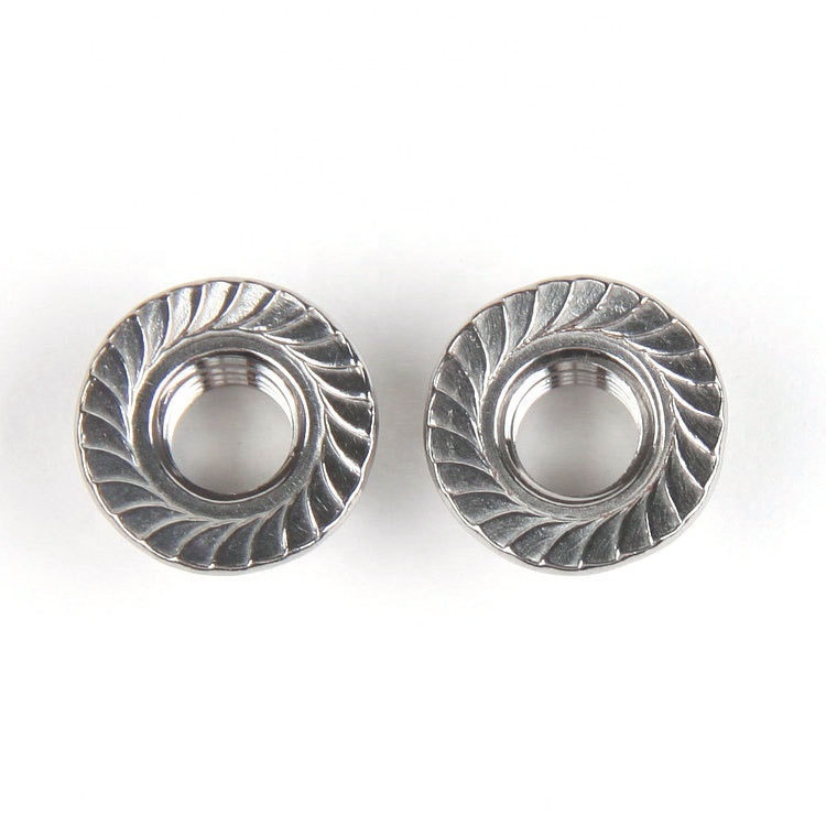 Stainless Steel A2-70 A4-80 SS201 SS304 SS316 DIN6923 Hex Flange Nuts