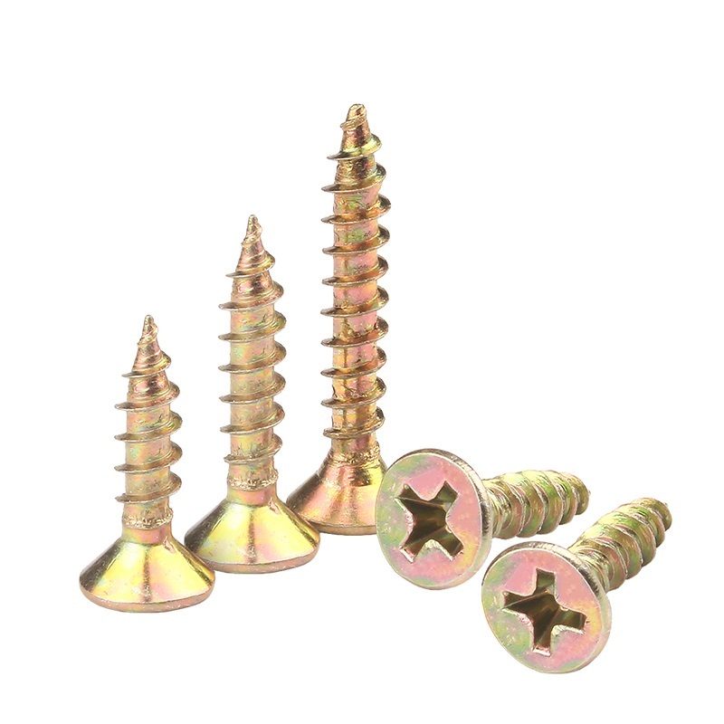 Color Yellow Zinc Plated Steel Drywall Screws-Hebei Chengyi