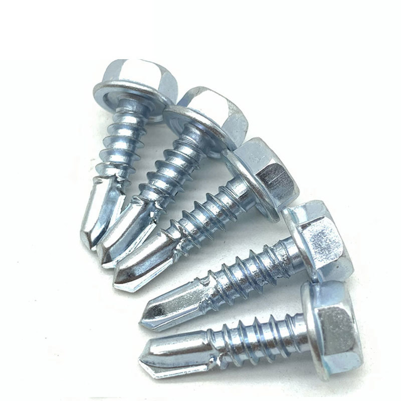 Zinc Plated Steel Hexagon Head Drill Screw Hex | Hebei Chengyi