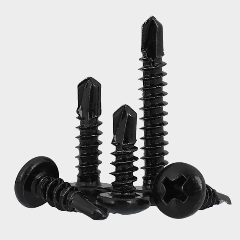 Black Phosphate Black Oxide Pan Head Drill Screw Self-drillng Scrwes