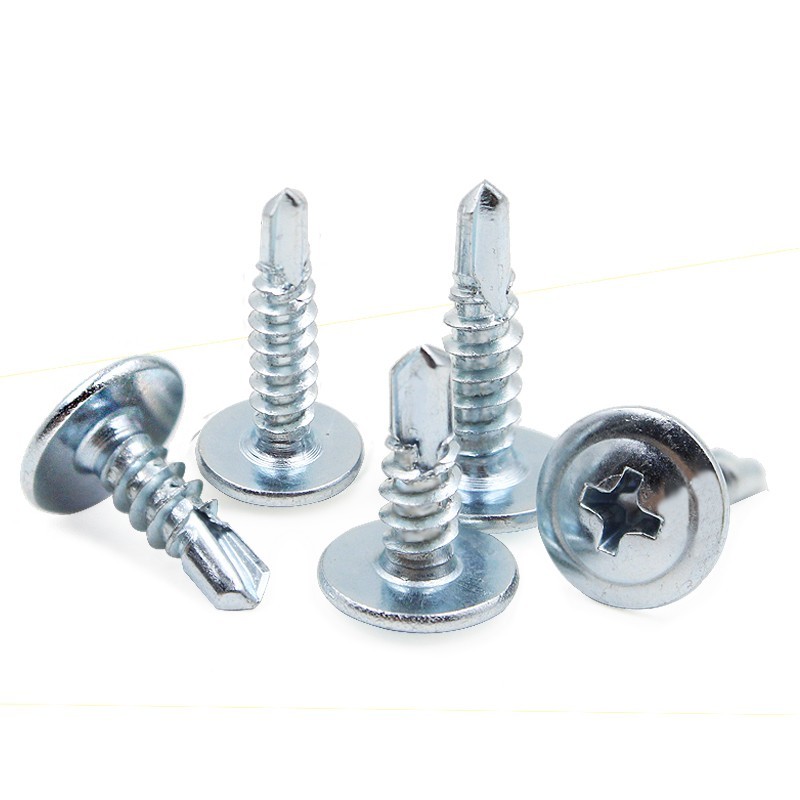 Zinc Plated Large Flat Head Drill Screw Self-drillng Screws