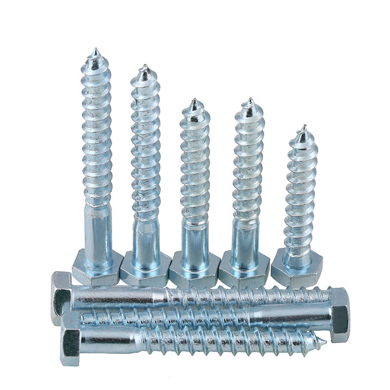 Stainless Steel SS304 SS316 SS201 Hexagon Head Hex Wood Screws