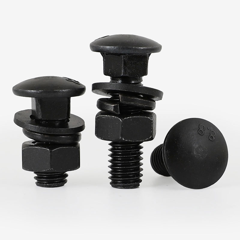 High Strength Grade 4.8 8.8 10.9 12.9 Black Oxide DIN603 Carriage Bolts