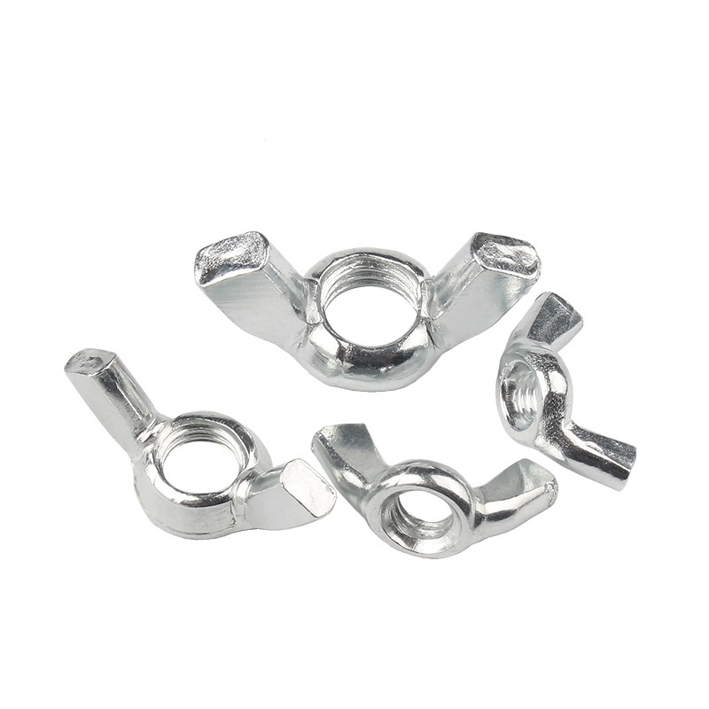 High Strength Grade 4 8 10 12 Steel Galvanized Blue White Zinc Plated DIN315 Butterfly Wing Nuts