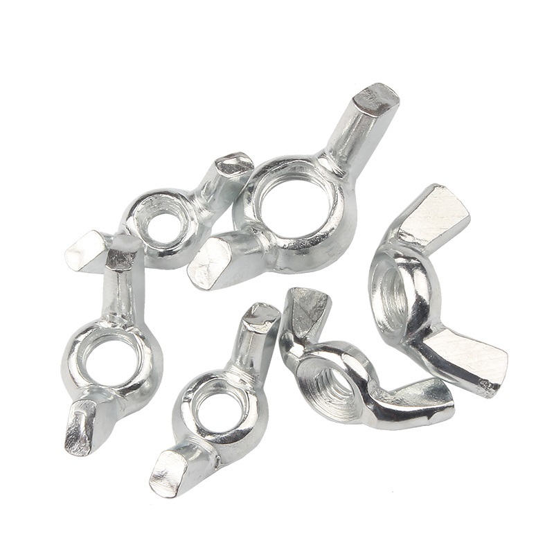 High Strength Grade 4 8 10 12 Steel Galvanized Blue White Zinc Plated DIN315 Butterfly Wing Nuts