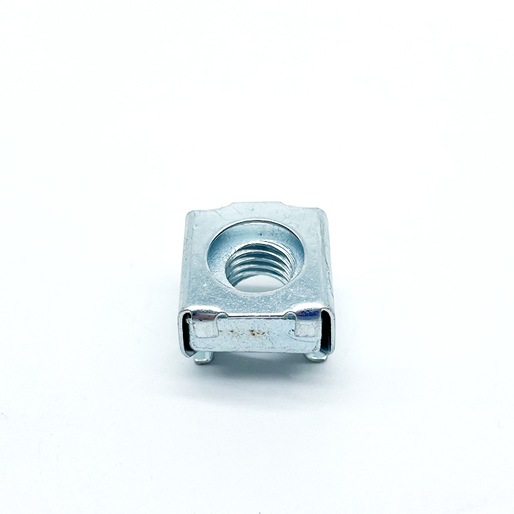High Strength Grade 4 8 10 12 Steel Galvanized Blue White Zinc Plated Cage Nuts