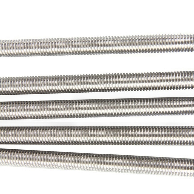 Stainless Steel A2-70 A4-80 SS201 SS304 SS316 DIN975 DIN 976 Threaded Rods