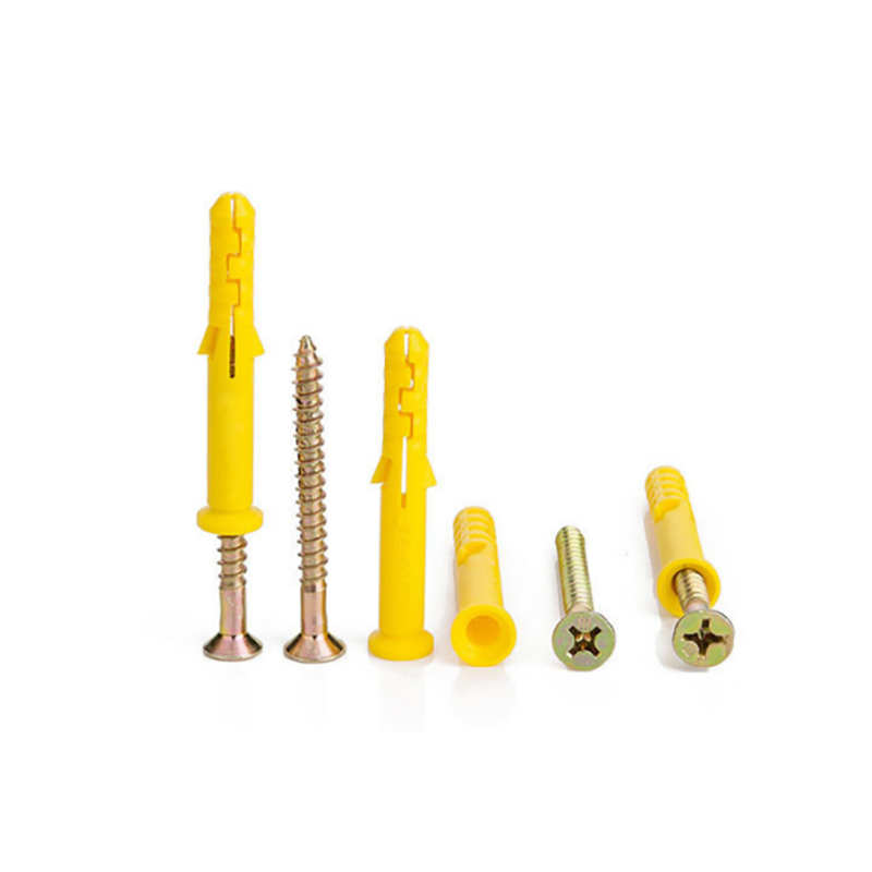 Nylon Plastic Wall Plug Anchor With Screws Plastic Expansion Anchor