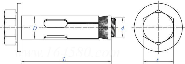 Color Yellow Zinc Plated Hex Nut Sleeve Anchor | Hebei Chengyi