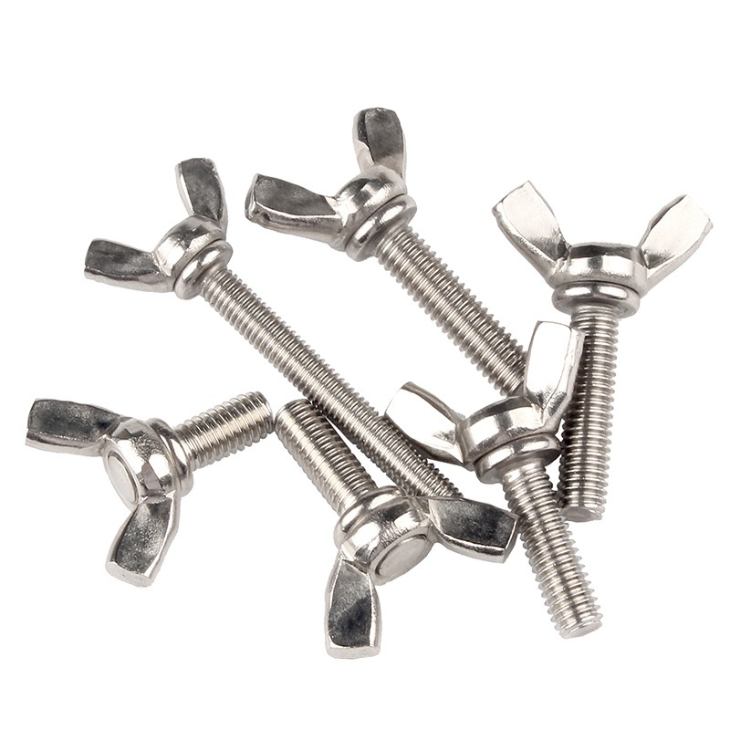 Stainless Steel A2-70 A4-80 SS201 SS304 SS316 DIN316 Butterfly Wing Bolts