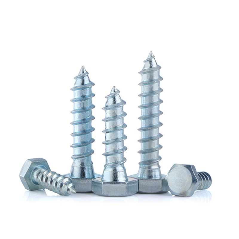 Stainless Steel SS304 SS316 SS201 Hexagon Head Hex Wood Screws