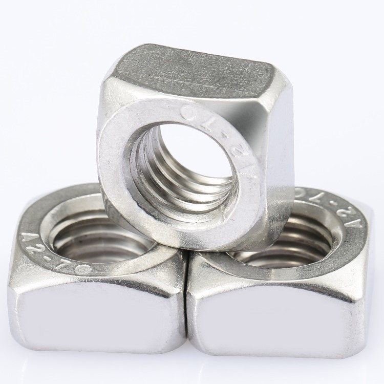 High Strength Grade 4 8 10 12 Steel Galvanized Blue White Zinc Plated DIN577 Square Nuts