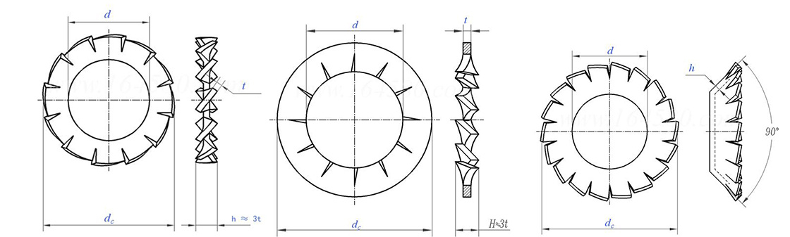 DIN6798 Tooth Lock Washer-Hebei Chengyi Engineering Materials Co