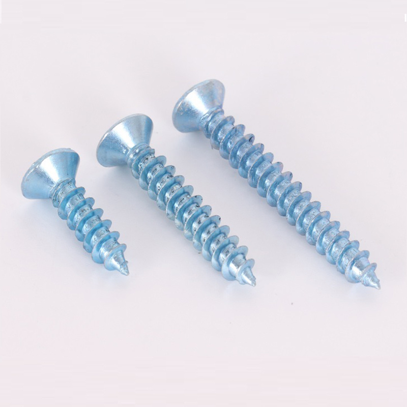 Zinc Plated Steel Countersunk CSK Flat Head Self-tapping Screws