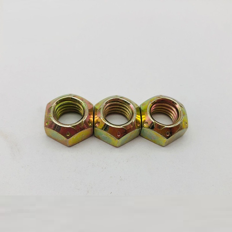 High Strength Grade 4 8 10 12 Steel Galvanized Blue White Zinc Plated DIN980V DIN980M All Metal Lock Nuts