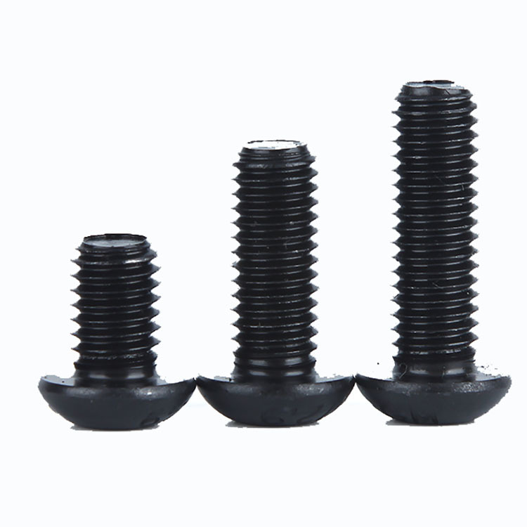High Strengh Grade 4.8 8.8 10.9 12.9 Black Oxide ISO7380 Button Head Hex Socket Bolts