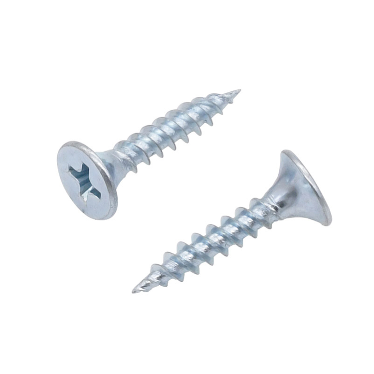 Blue White Zinc Plated Drywall Screws