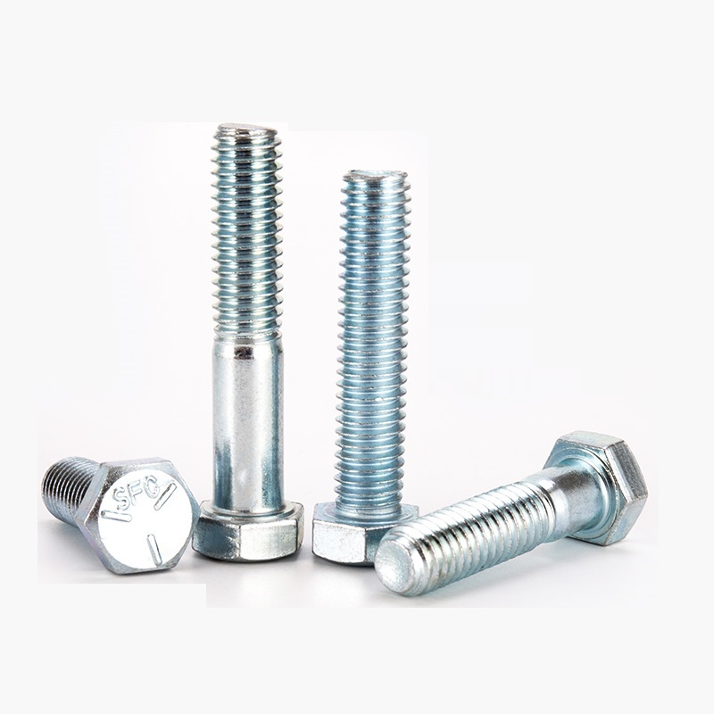 UNC BSW High Strength White Zinc Plated Hex Bolts