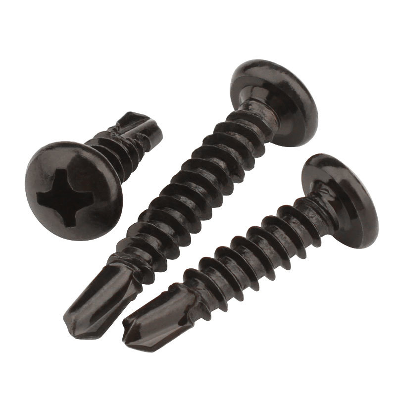 Black Phosphate Black Oxide Pan Head Drill Screw Self-drillng Scrwes