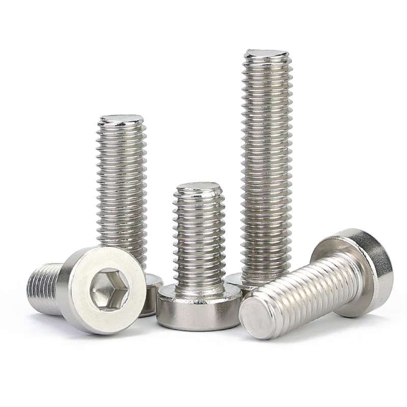 Stainless Steel A2-70 A4-80 SS201 SS304 SS316 DIN7984 Low Head Hex Socket Bolts