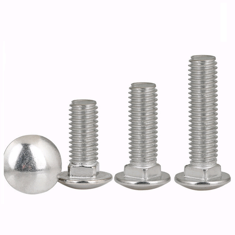 High Strength Grade 4.8 8.8 10.9 12.9 Zinc Plated DIN603 Carriage Bolts