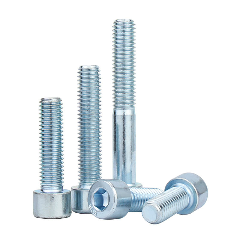 High Strength Grade 4.8 8.8 10.9 12.9 Steel Galvanized Zinc Plated DIN912 Allen Bolts