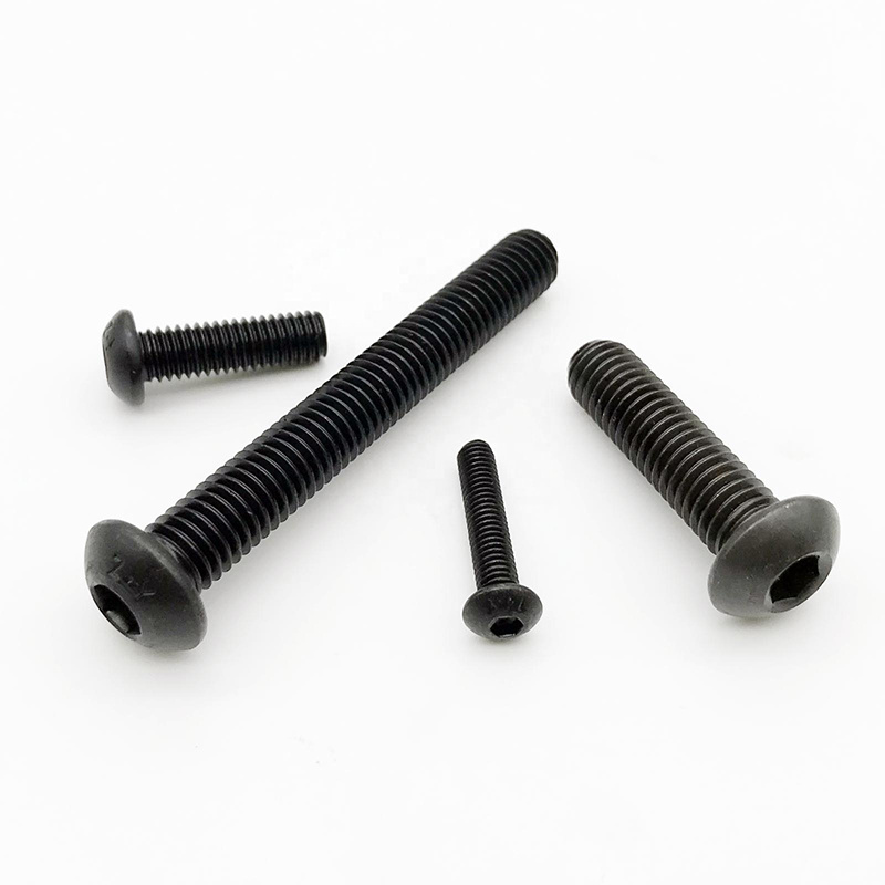 High Strengh Grade 4.8 8.8 10.9 12.9 Black Oxide ISO7380 Button Head Hex Socket Bolts