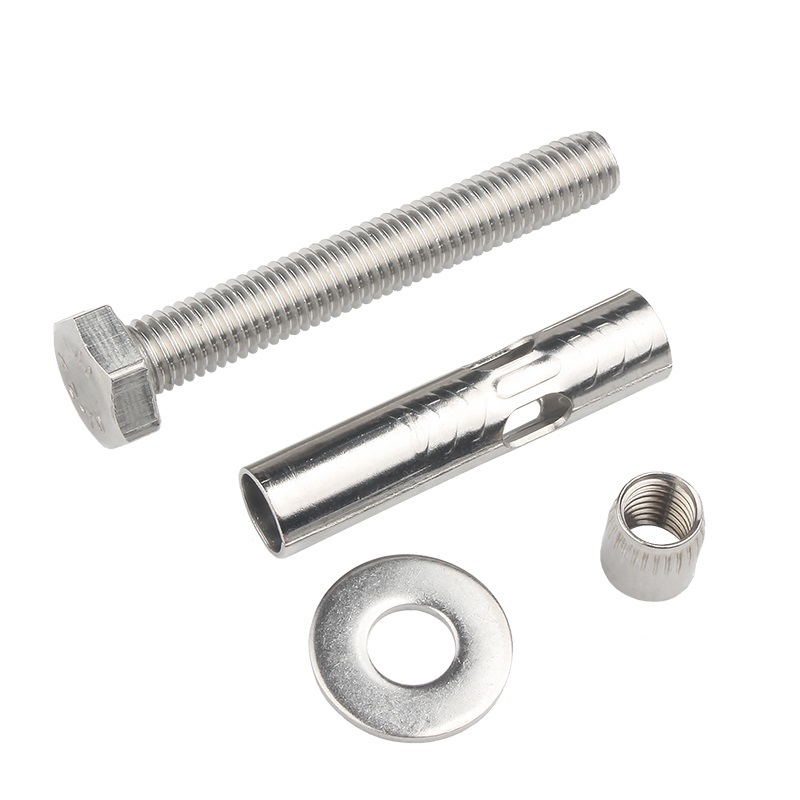 Stainless Steel A2 A4 SS304 SS316 SS201 Hex Nut Sleeve Anchor Expansion Bolt