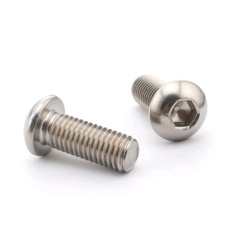Stainless Steel A2-70 A4-80 SS201 SS304 SS316 ISO7380 Button Head Hex Socket Bolts