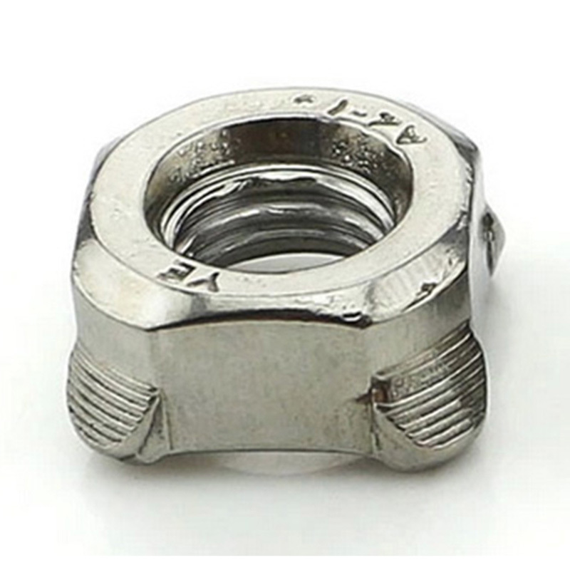 Stainless Steel A2-70 A4-80 SS201 SS304 SS316 DIN928 Square Weld Nuts