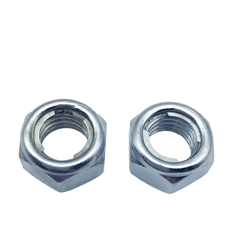 High Strength Grade 4 8 10 12 Steel Galvanized Blue White Zinc Plated DIN980V DIN980M All Metal Lock Nuts