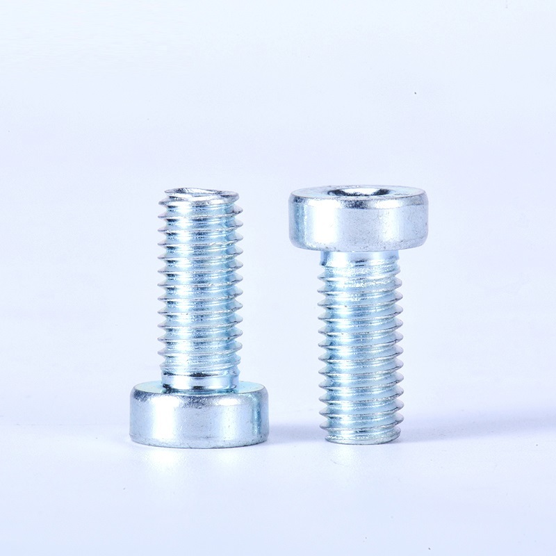 High Strength Grade 4.8 8.8 10.9 12.9 Steel Galvanized White Blue Zinc Plated DIN7984 Low Head Hex Socket Bolts
