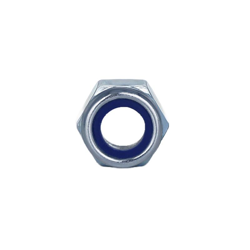High Strength Grade 4 8 10 12 Steel Galvanized Blue White Zinc Plated DIN982 DIN985 Nylon Lock Nuts Nylock Nuts