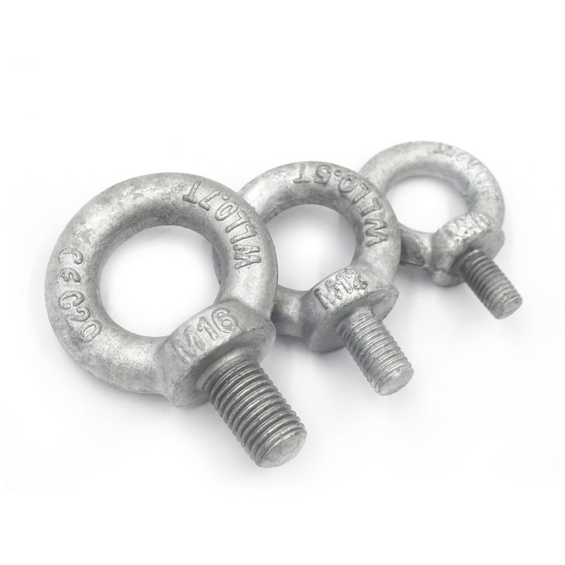 High Strength Grade 4.8 8.8 10.9 12.9 Steel Hot Dip Galvanized HDG DIN580 Eye Bolts